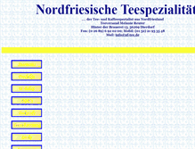 Tablet Screenshot of nf-tee.de